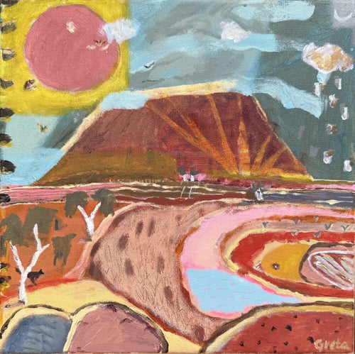 Opals & Red Ochre - Original Artwork