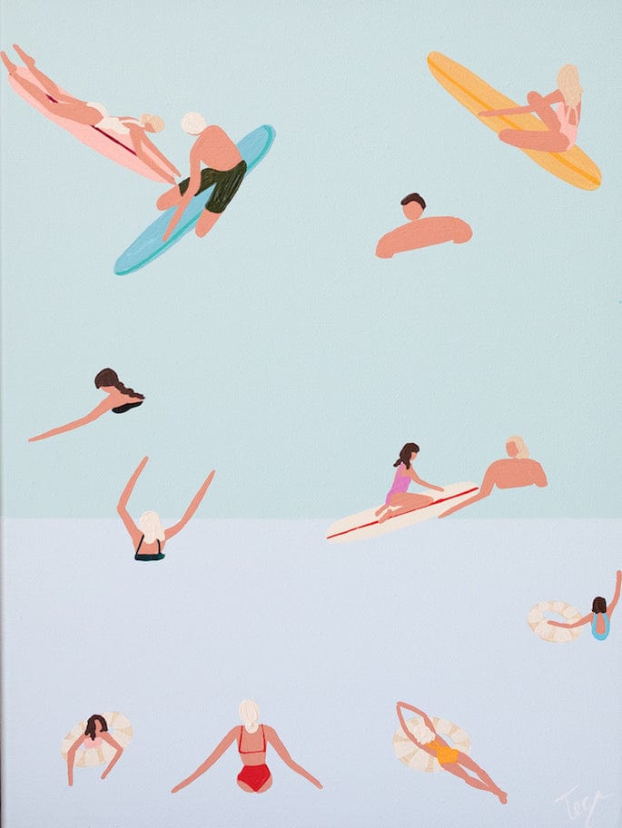 Mini Surf Ii - Original Art