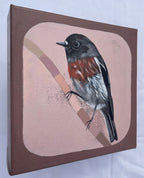 Wild And Free, Red Robin - Original Art-Original Art-Tania Lucas-Greenhouse Interiors Pty Ltd
