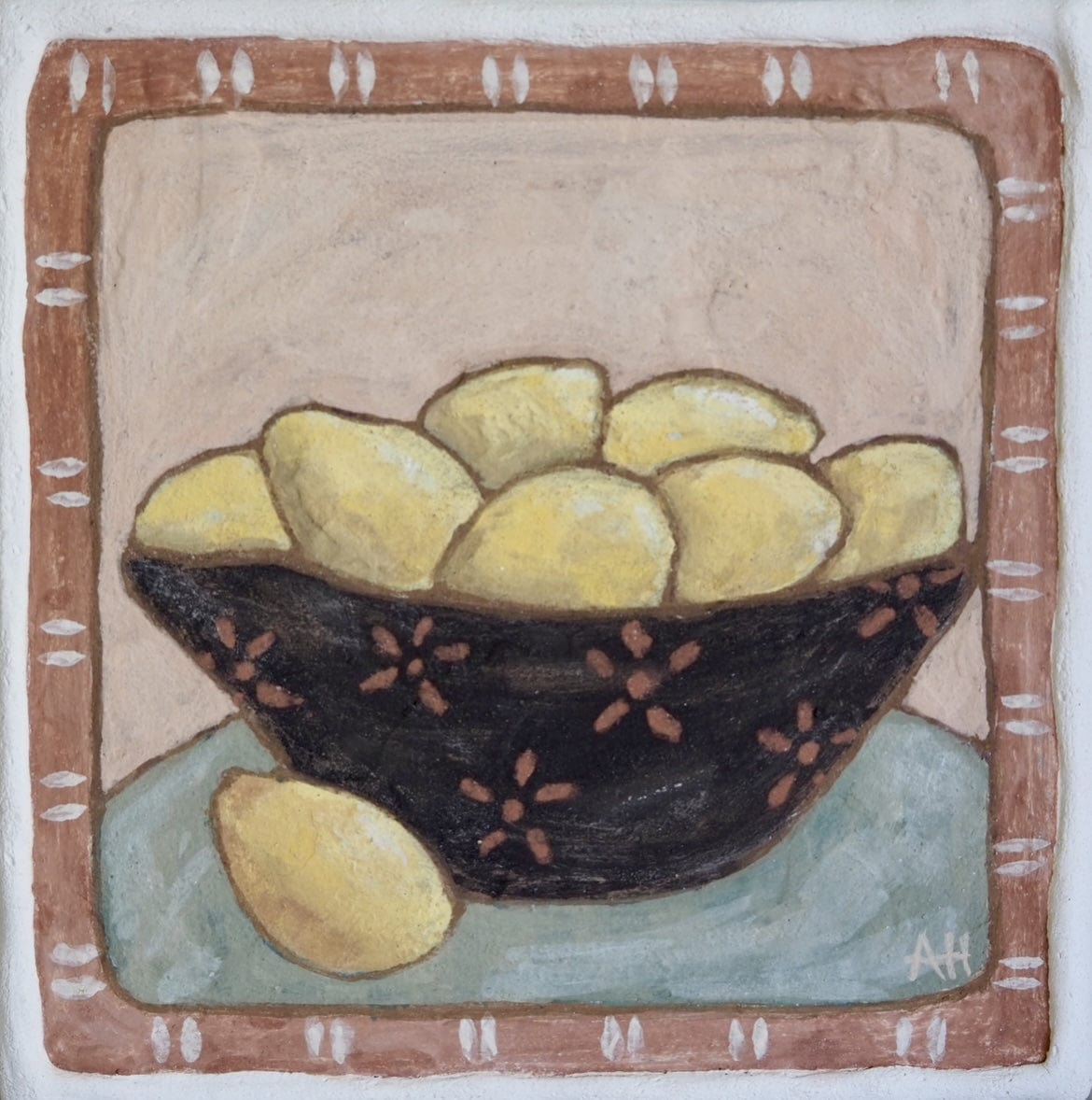 Mediterranean Lemons - Original Art