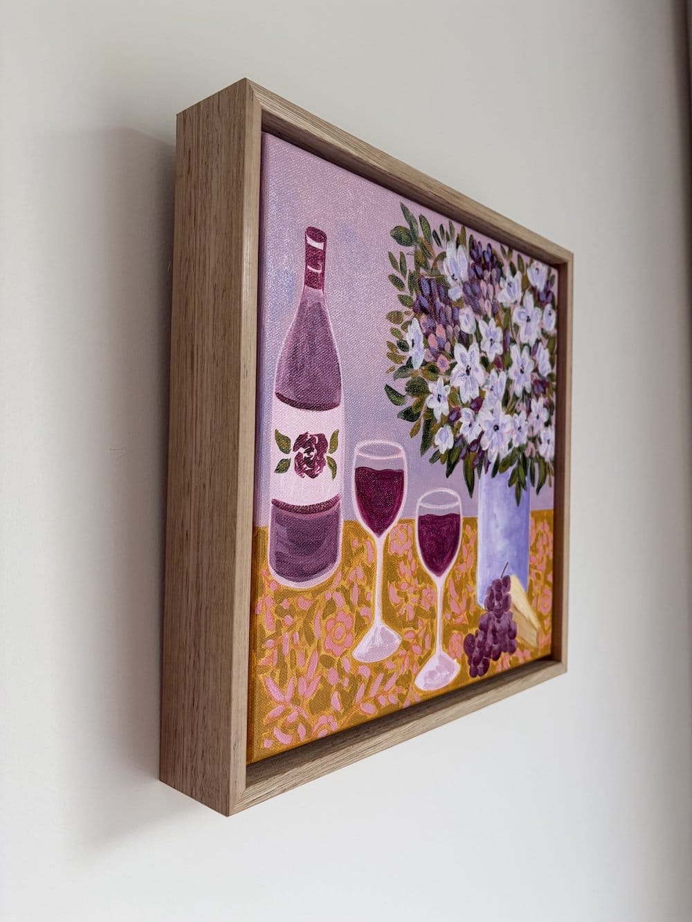 Wine And A Yap - Original Art-Original Art-Beth Dangerfield-Greenhouse Interiors Pty Ltd