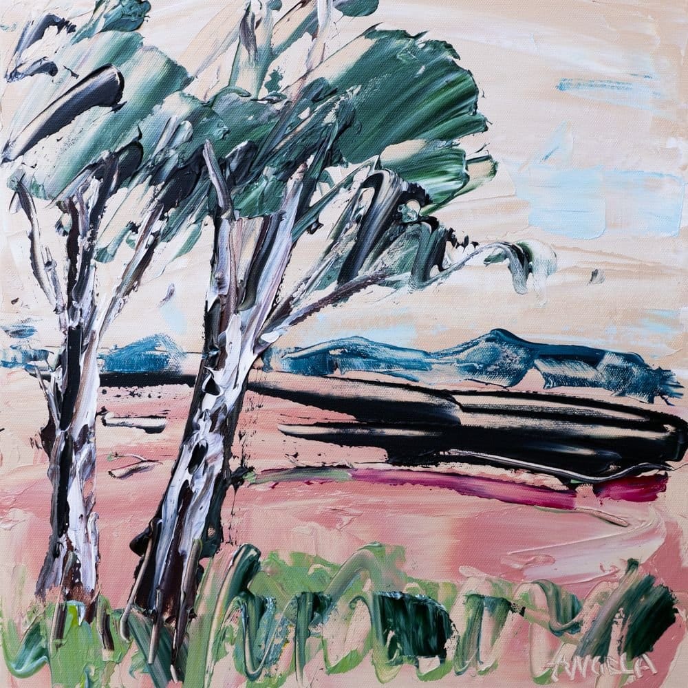 Past The Gum Trees  - Original Art