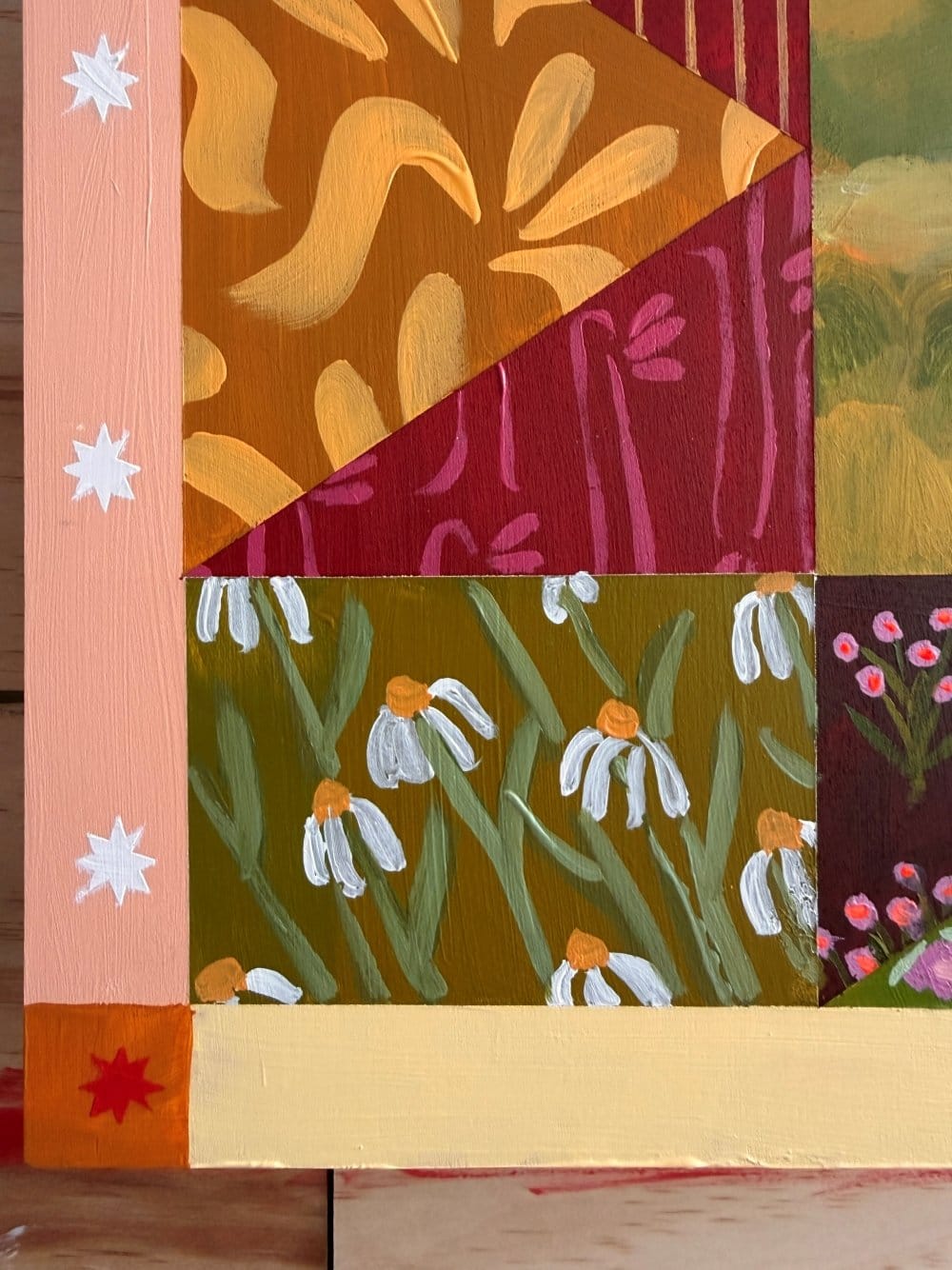 Stitched Into The Marrow Of A Family Quilt - Original Artwork