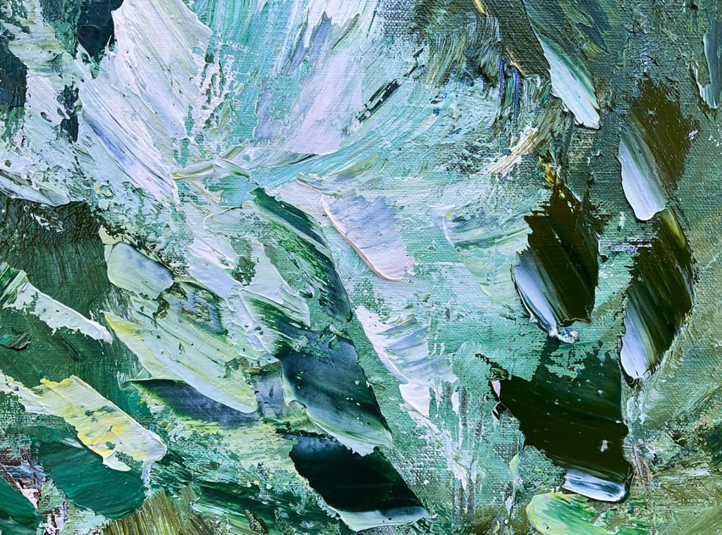 Green Gathering - Original Artwork-Original Art-Katie Wyatt-Greenhouse Interiors Pty Ltd
