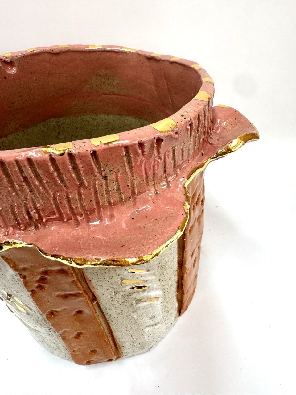 Deluxe Ice / Flower Bucket 'Pink Copper Gold'
