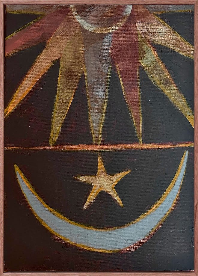 Sabi Sun Salutations 1 - Original Painting