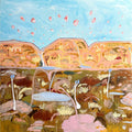 Tiger Womans Wildflowers. Original Art-Original Art-Little Anvil Studios-Greenhouse Interiors Pty Ltd