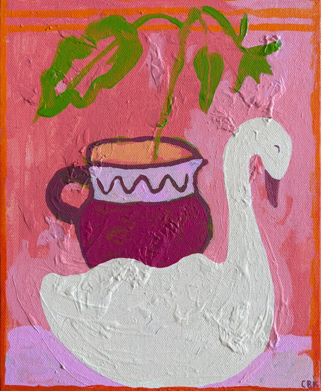 Swanning Around - Original Art