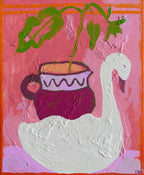 Swanning Around - Original Art