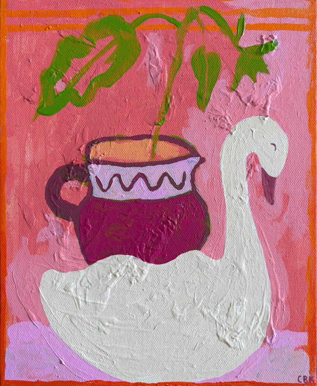 Swanning Around - Original Art