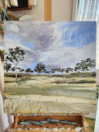 Long Afternoons & Shifting Clouds - Original Art-Original Art-Michelle Keighley-Greenhouse Interiors Pty Ltd