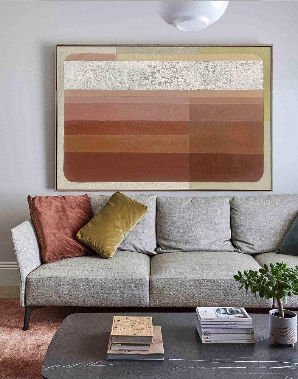 Crimson Rust Ombre - Original Artwork