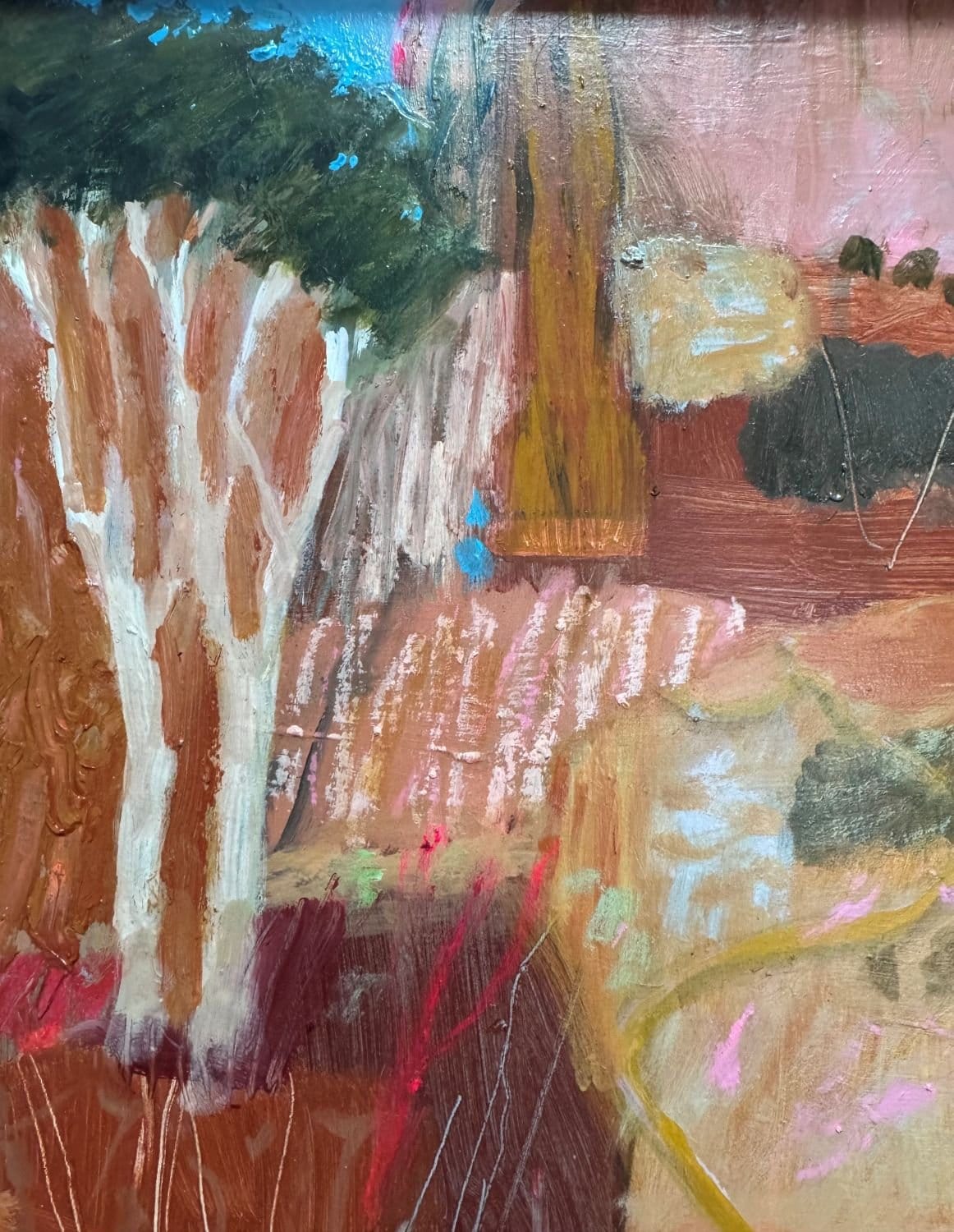 Fish Traps - Original Painting-Original Art-Elizabeth Primmer-Greenhouse Interiors Pty Ltd