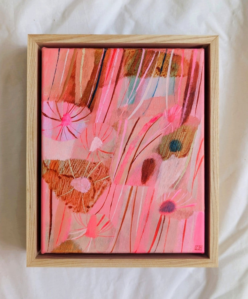 Sherbert Fields II - Original Art-Original Art-Sarah Hill-Greenhouse Interiors Pty Ltd