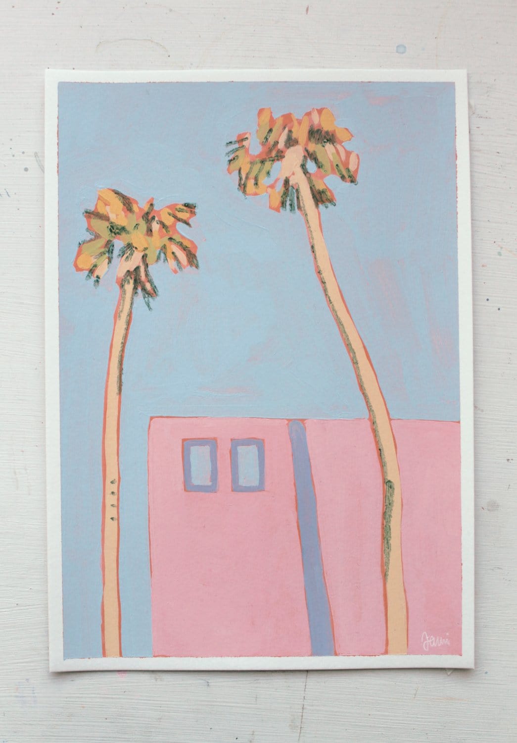 La Palm Trees 2 - Original Artwork