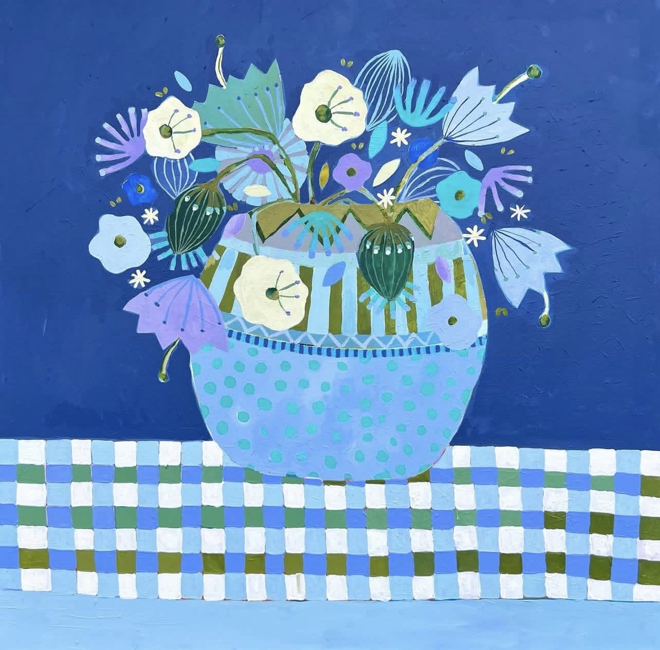 Blue Blooms - Original Art