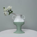 Little Moment Green And White Vessel-Ceramics-Formantics-Greenhouse Interiors Pty Ltd