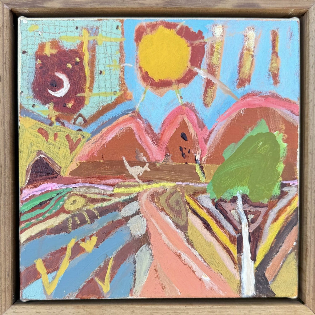 Kata Tjuta Sun - Original Artwork-Original Art-Greta Hounslow-Greenhouse Interiors