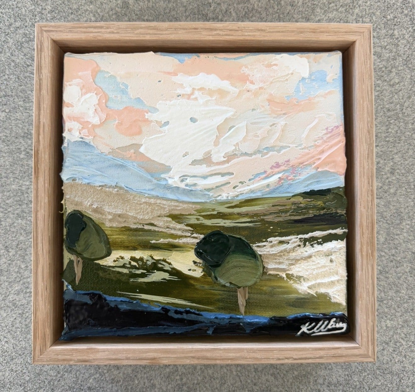 Hand In Hand - Original Art-Original Art-Katie Leavey-Greenhouse Interiors Pty Ltd