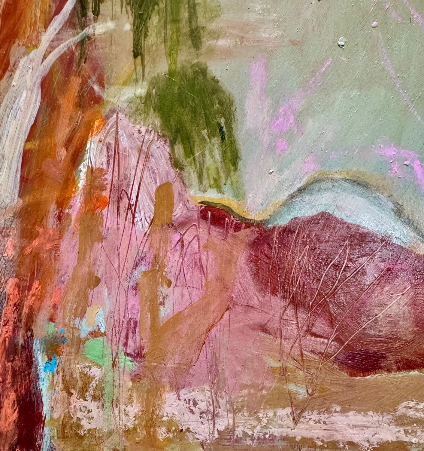 Fish Traps - Original Painting-Original Art-Elizabeth Primmer-Greenhouse Interiors Pty Ltd