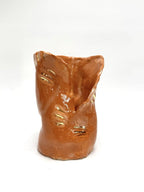 Skinny Crush Vase 'Gold Copper'