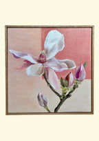 Blush Magnolia Study - Original Art-Original Art-Nay Bellamy-Greenhouse Interiors Pty Ltd