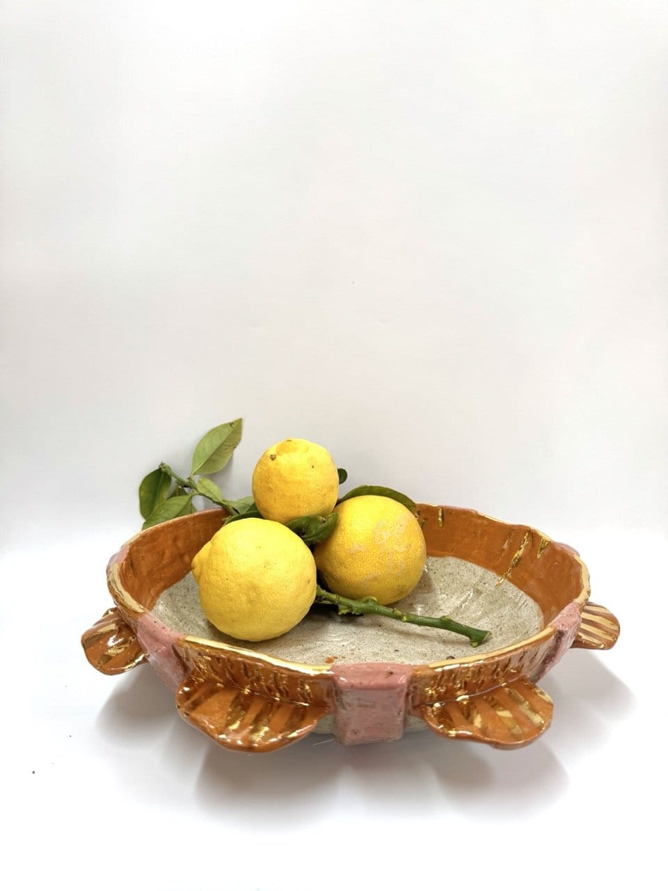 Deluxe Salad Bowl - 'Copper Pink Gold'