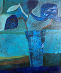 Leaning Into Blue - Original Art