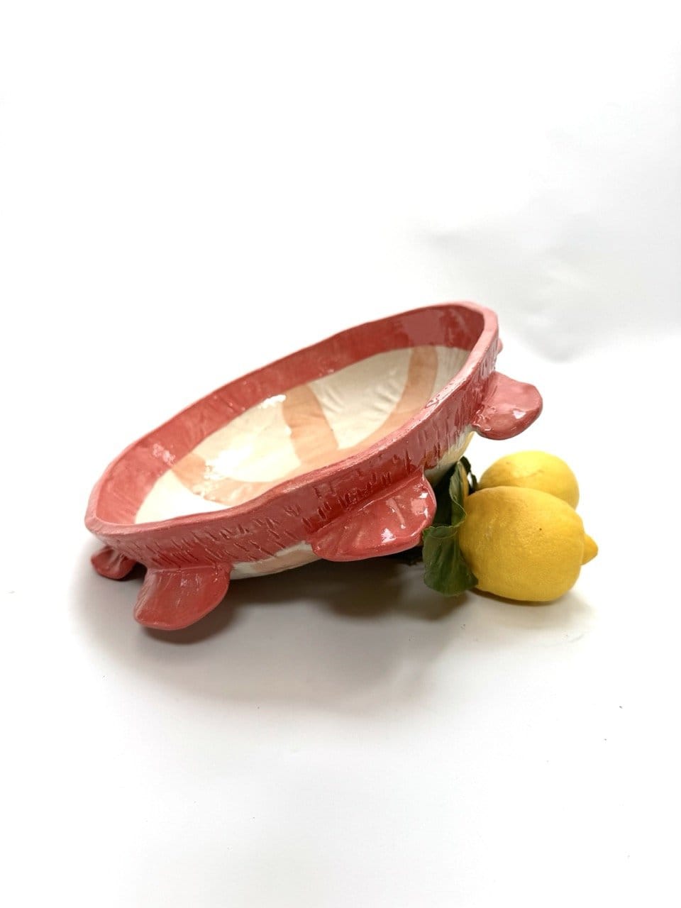 Salad Bowl - 'Pink'-Ceramics-Lauren Barton-Greenhouse Interiors Pty Ltd