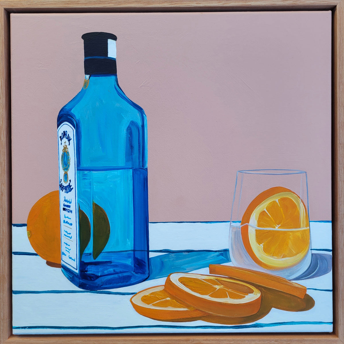 Blue Bombay Orange - Original Art