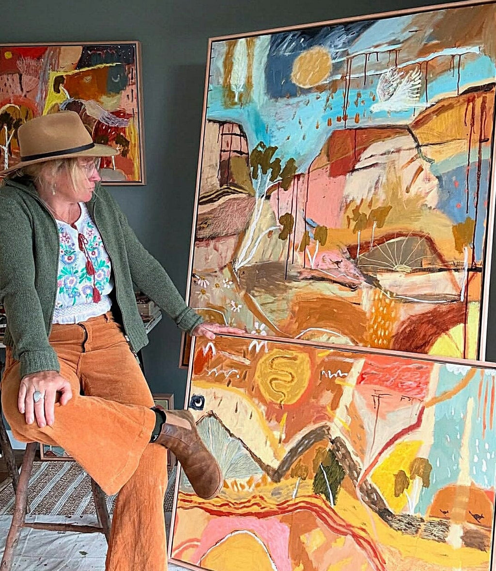 Red Dust And Rain - Original Artwork