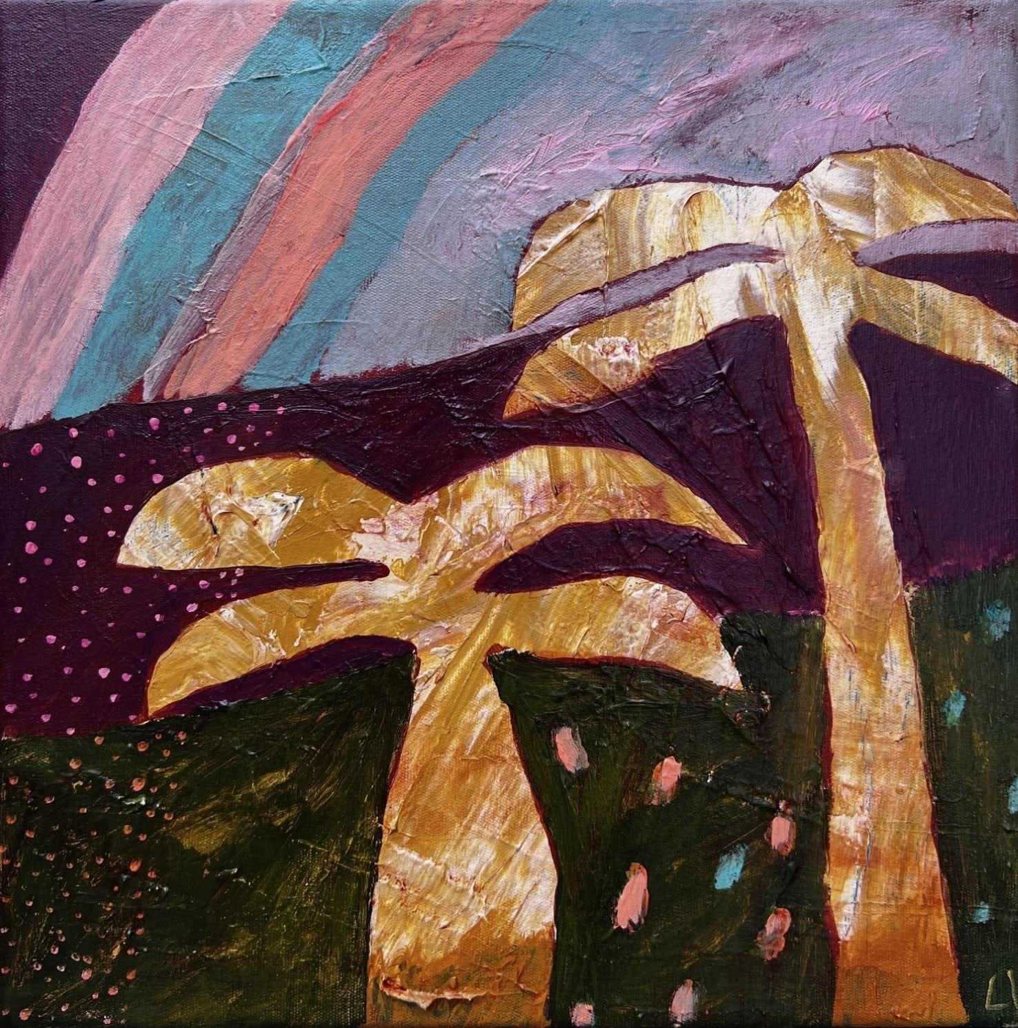 Rainbow Showers - Original Art