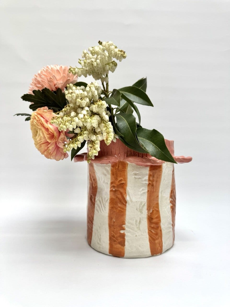Ice / Flower Bucket 'Dusty Copper'-Ceramics-Lauren Barton-Greenhouse Interiors Pty Ltd