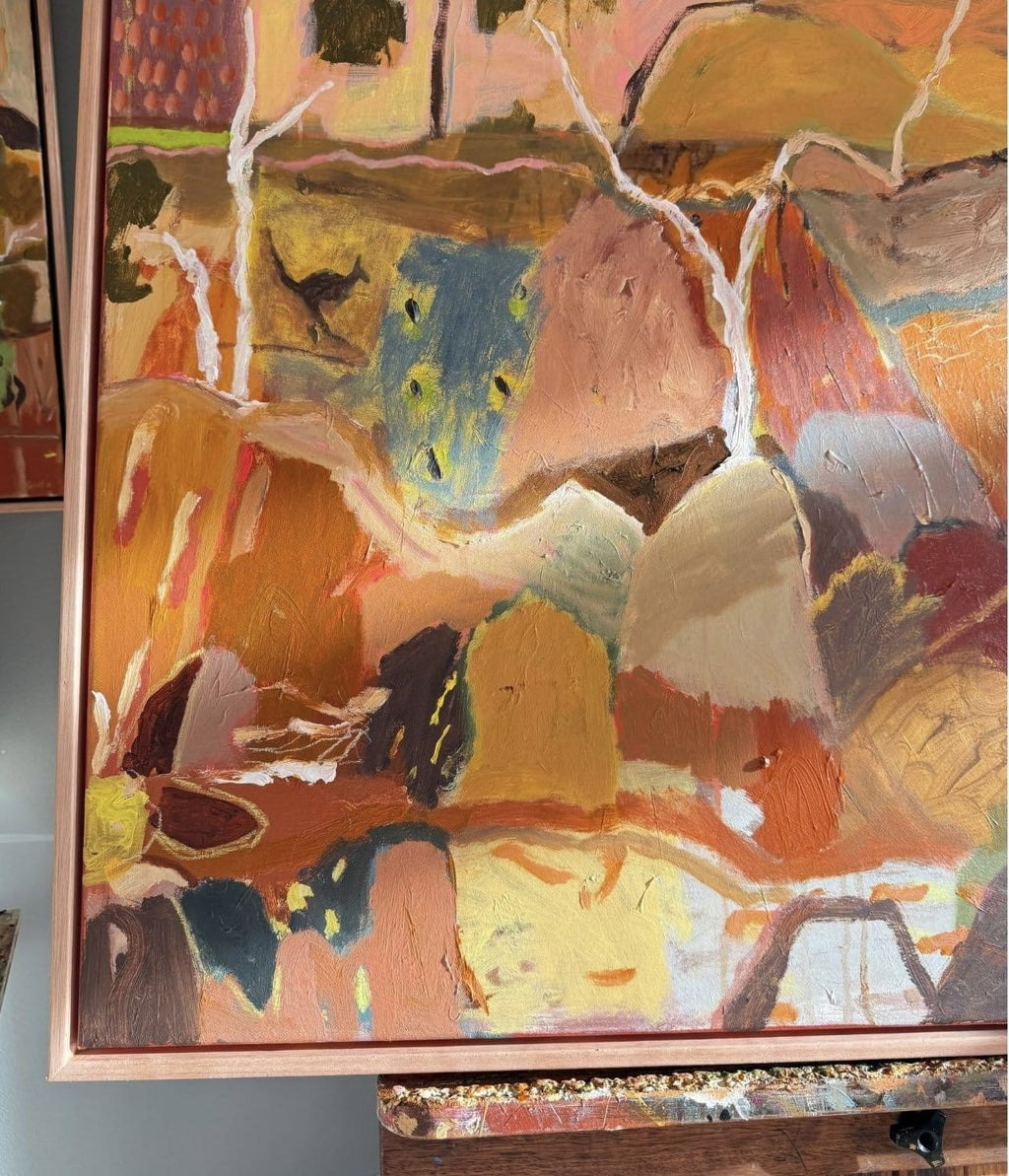 Sundown At Kata Tjuta  - Original Artwork