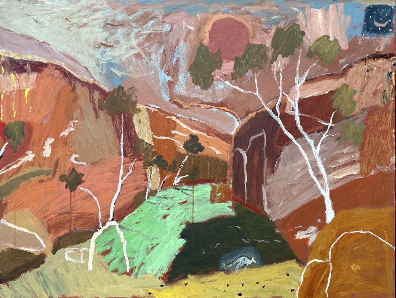 Song Of The Gorge - Original Artwork-Original Art-Greta Hounslow-Greenhouse Interiors Pty Ltd