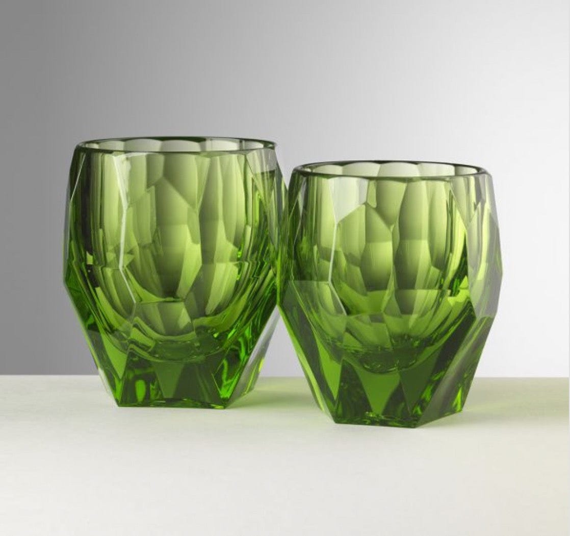 Mario Luca Giusti Super Milly Set of 2 Tumblers - Green