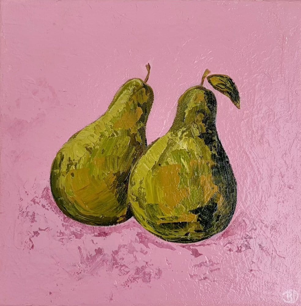 Pink And Pear - Original Art