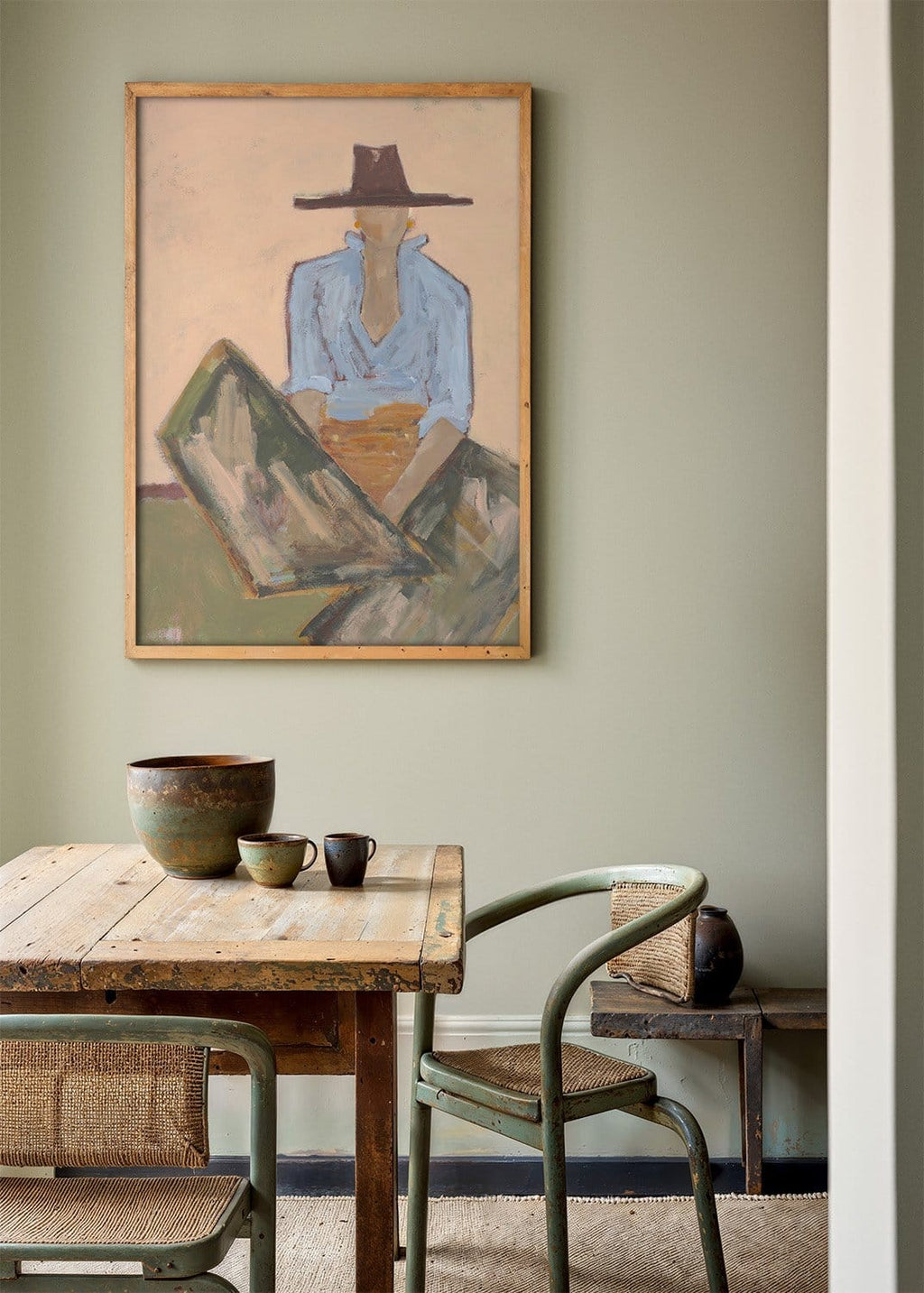 Chaps Olivine - Limited Edition Print-Prints-Marcia Priestley-Greenhouse Interiors Pty Ltd