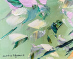 Green Silks - Original Artwork-Original Art-Katie Wyatt-Greenhouse Interiors Pty Ltd