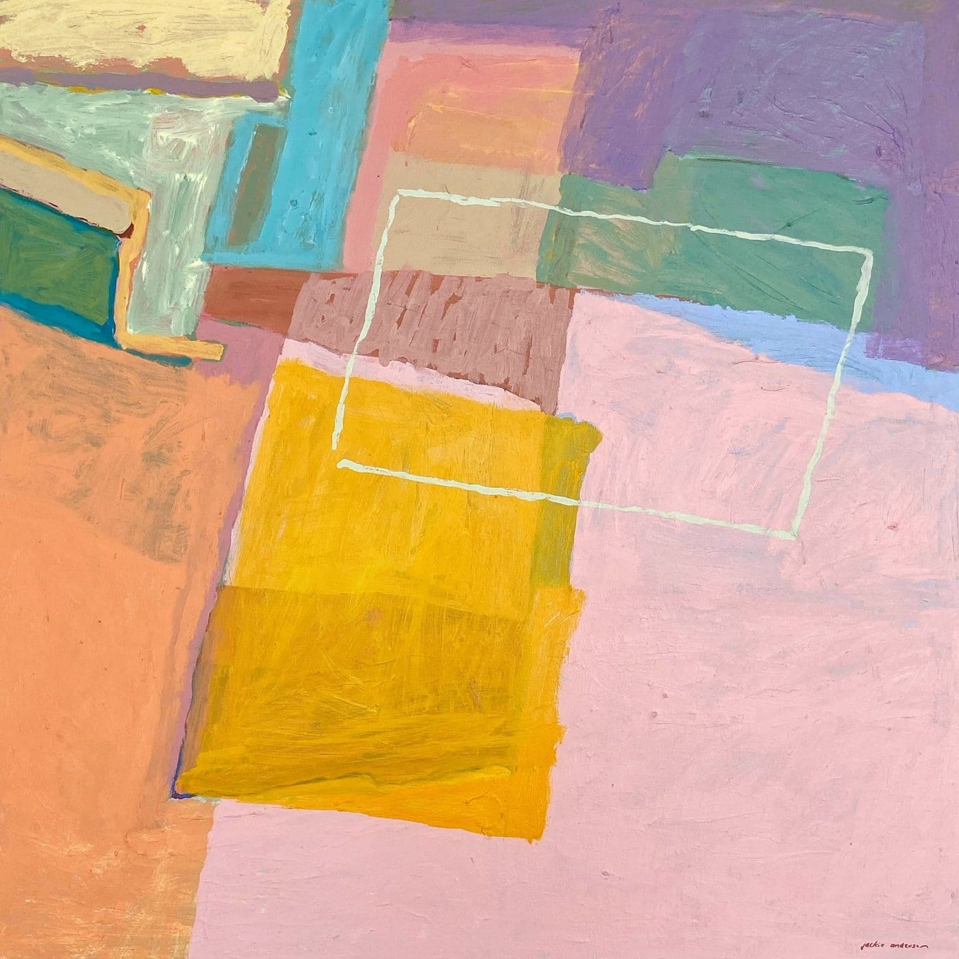 Wandering The Neighbourhood - Original Art-Original Art-Jackie Anderson-Greenhouse Interiors Pty Ltd