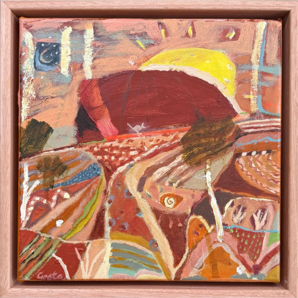 Sacred Uluru Sun  - Original Artwork