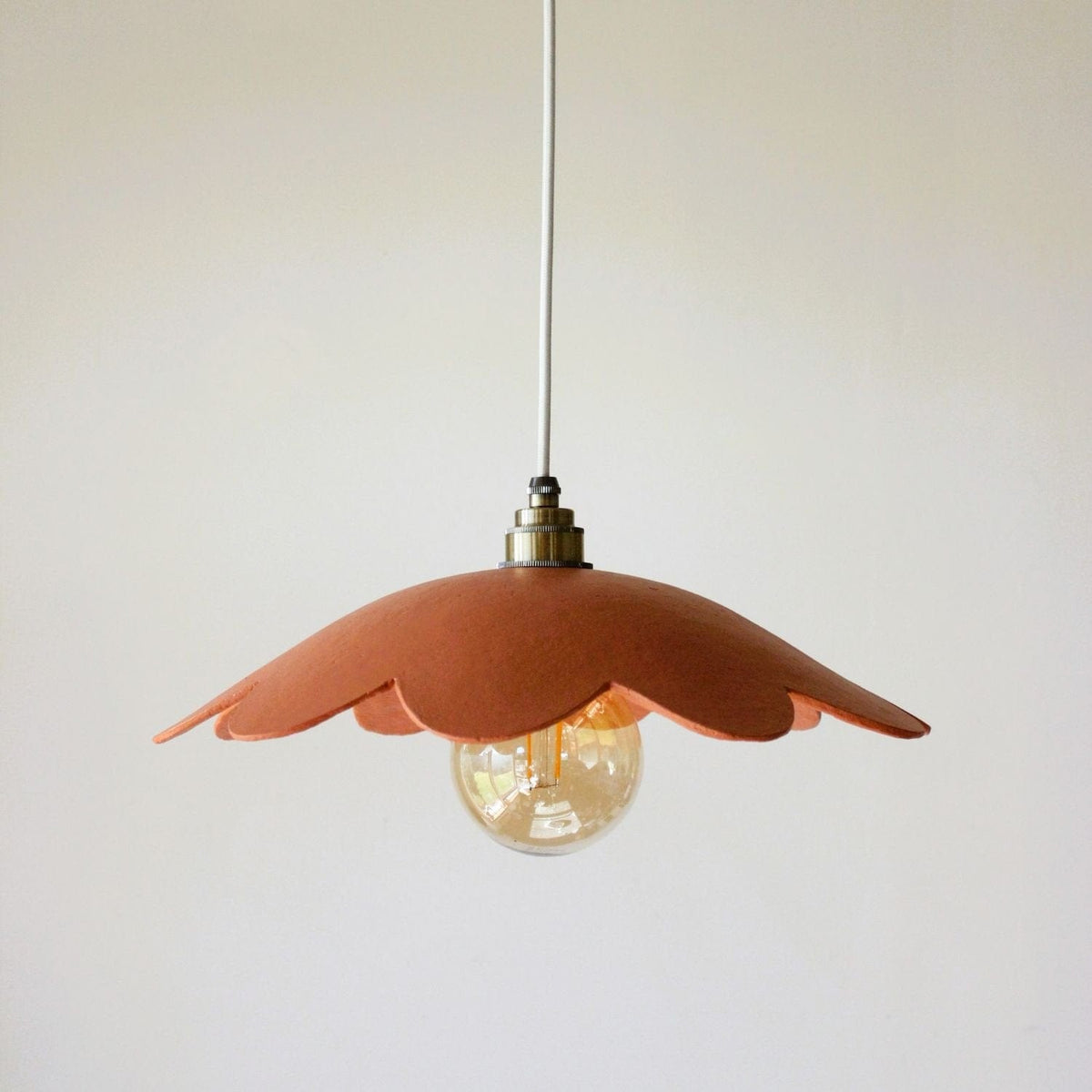 Petal Pendant Light - Terracotta Peach