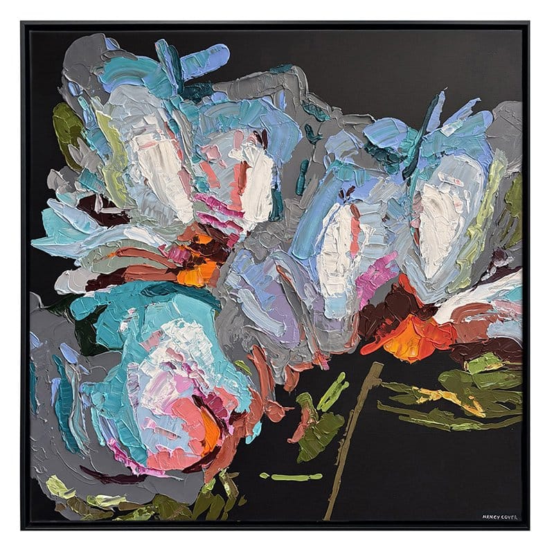 Nightshade Blooms - Original Art-Original Art-Nancy Cover-Greenhouse Interiors Pty Ltd