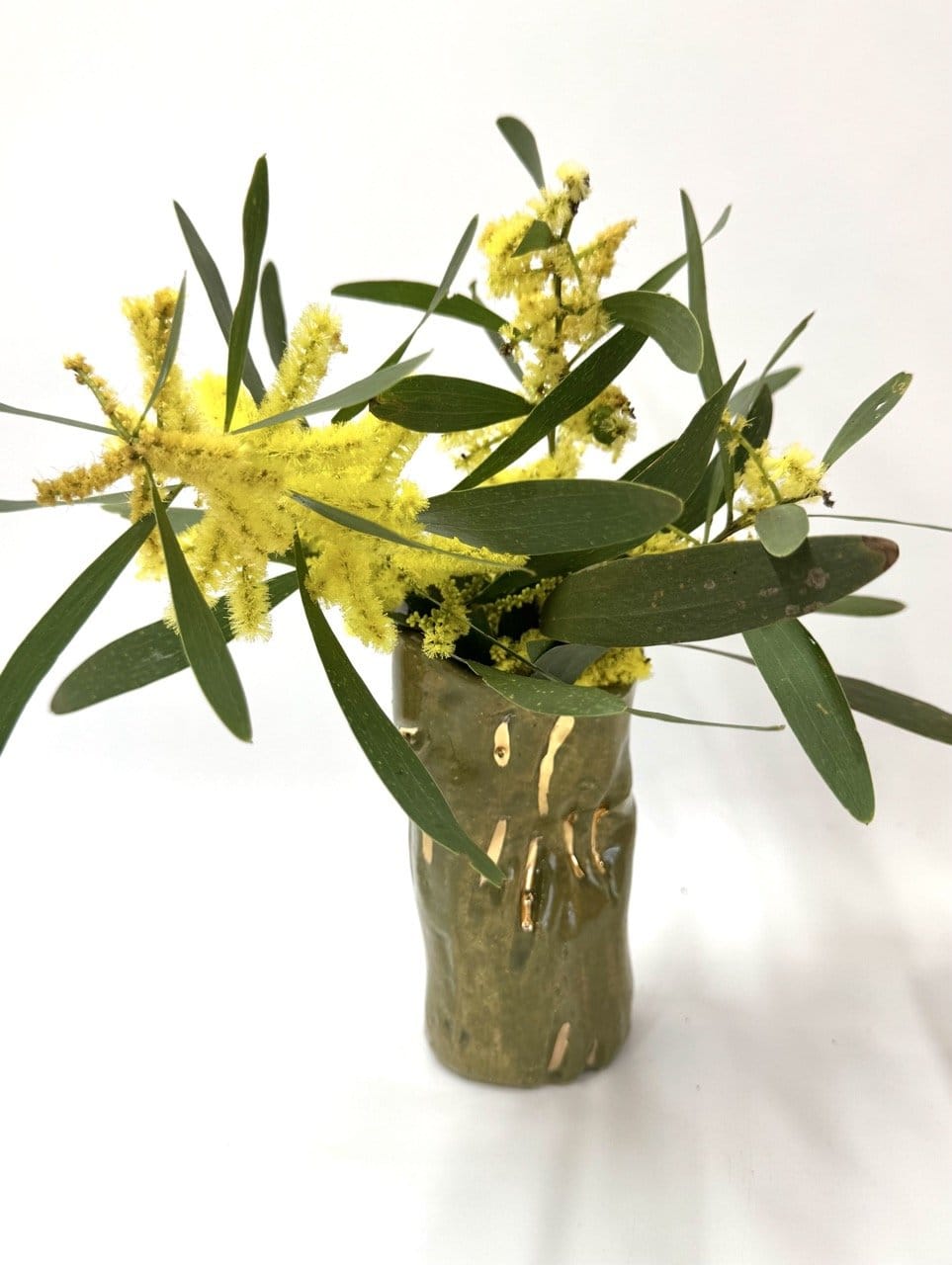 Mini Crush Vase 'Grass Gold'