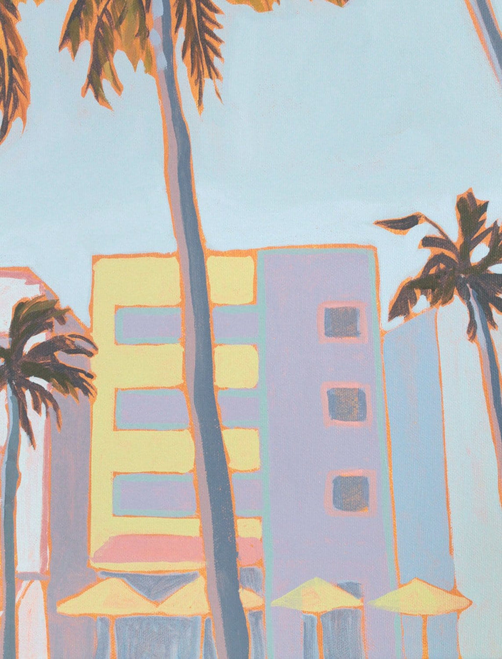 South Beach Stroll - Original Artwork