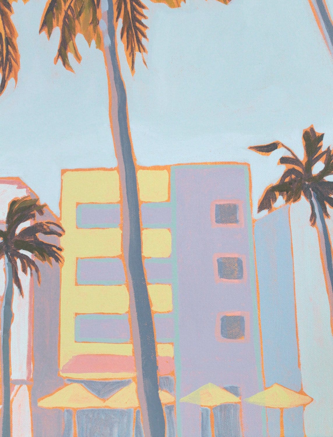 South Beach Stroll - Original Artwork