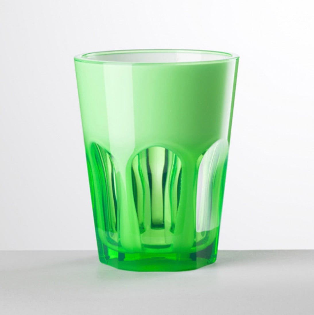 Mario Luca Giusti Set of 2 Double Face Acrylic Cups - Green
