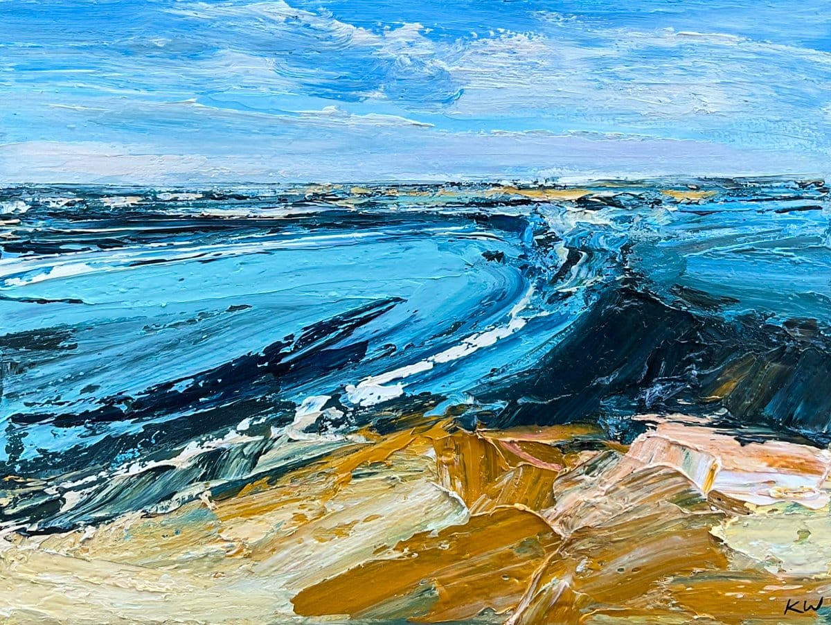 Shadow Tide II - Original Artwork-Original Art-Katie Wyatt-Greenhouse Interiors Pty Ltd