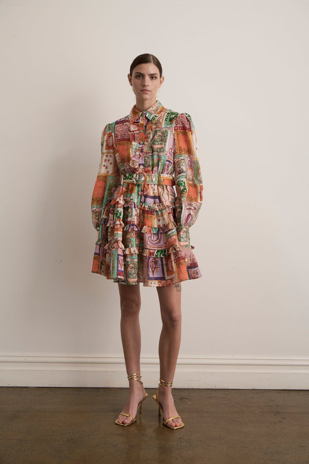 Cairo Frilled Layered Dress