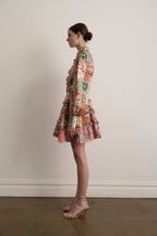 Cairo Frilled Layered Dress